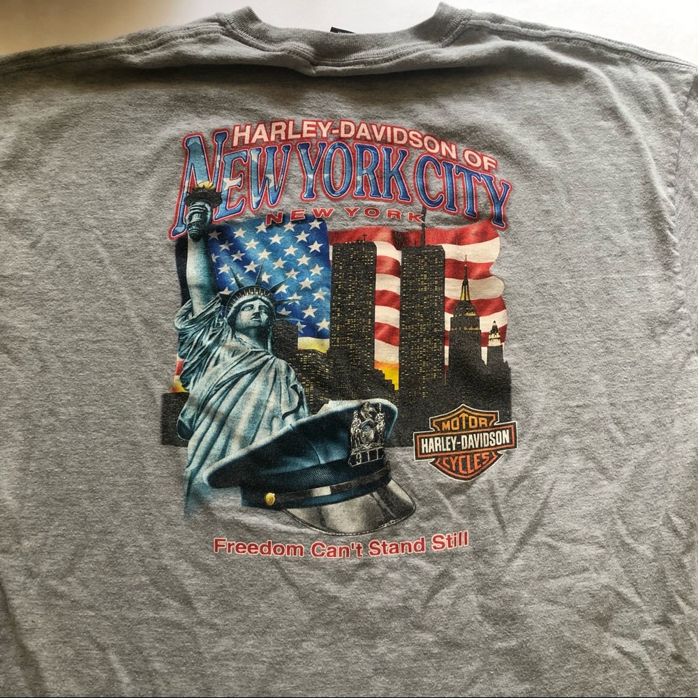 SOLD | Vintage 2001 Harley Davidson 9/11 NY Men’s T-Shirt - Picture 6 of 8
